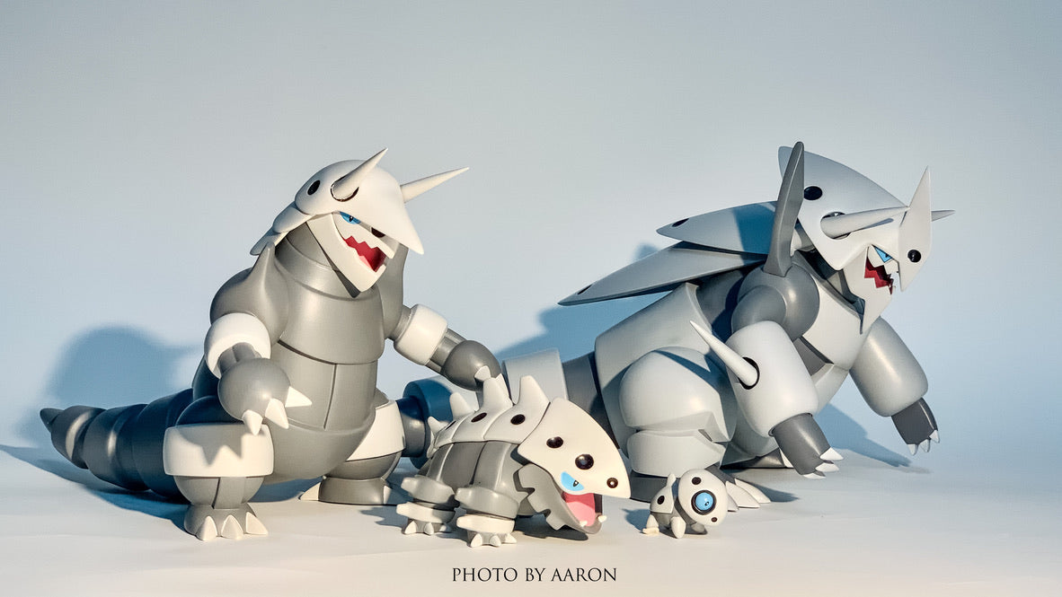 [IN STOCK] 1/20 Scale World Figure [BBQ] - Steven Stone & Lairon & Mega Aggron