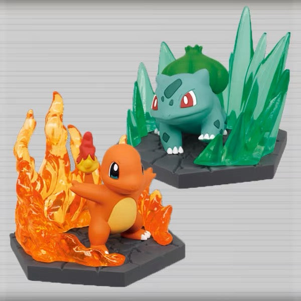 [IN STOCK] Capsule Toy [TOMY] - Bulbasaur & Charmander & Growlithe & Cyndaquil & Turtwig & Cottonee