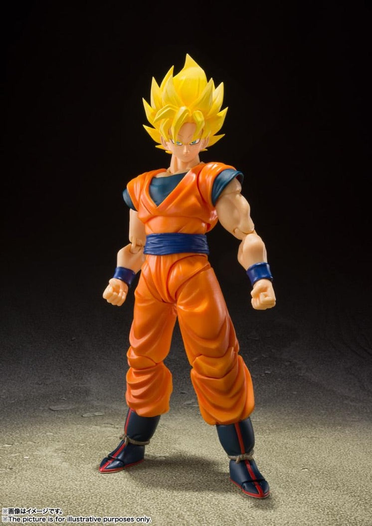 In Stock Dragon Ball Z Son Goku Super Saiyan Ssj5 White Hair Statue Figure  Model