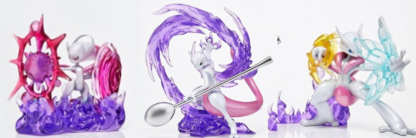 [PREORDER CLOSED] 1/20 Scale World Figure [KING] - Mewtwo & Mega Mewtwo