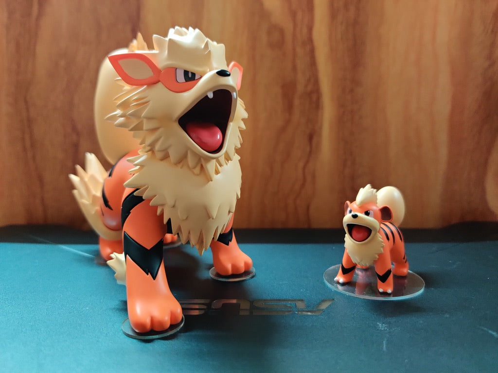 [IN STOCK] 1/20 Scale World Figure [HH] - Growlithe & Arcanine