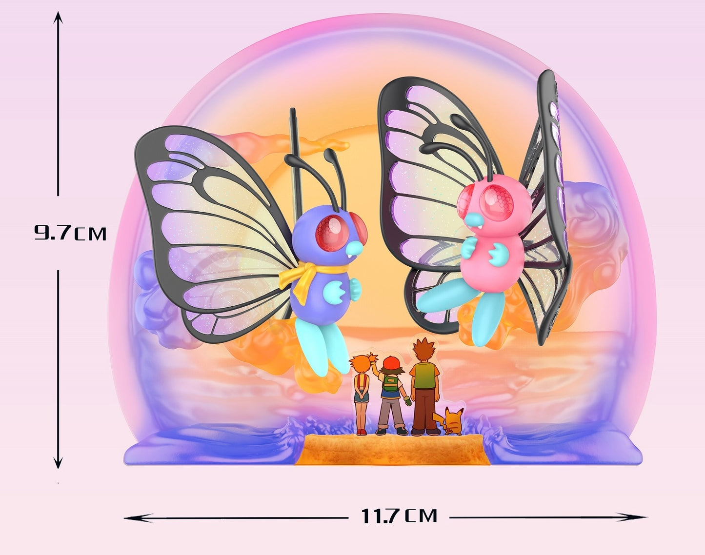 [PREORDER CLOSED] 1/20 Scale World Figure [LW] - Ash Ketchum & Pikachu & Charmander & Butterfree