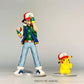 [IN STOCK] 1/20 Scale World Figure [BBQ] - Ash Ketchum & Pikachu