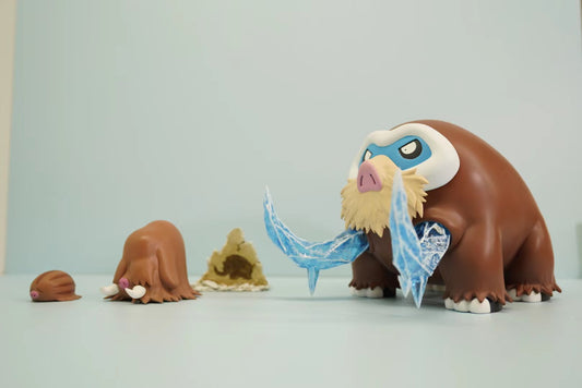 [IN STOCK] 1/20 Scale World Figure [PALLET TOWN] - Swinub & Piloswine & Mamoswine