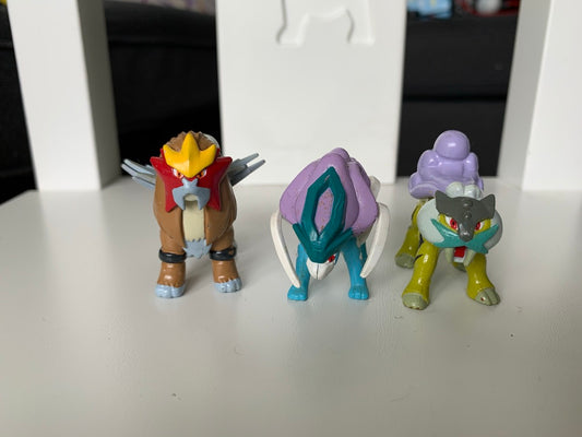 Figurine Tomy CGTSJ - Raikou & Entei & Suicune