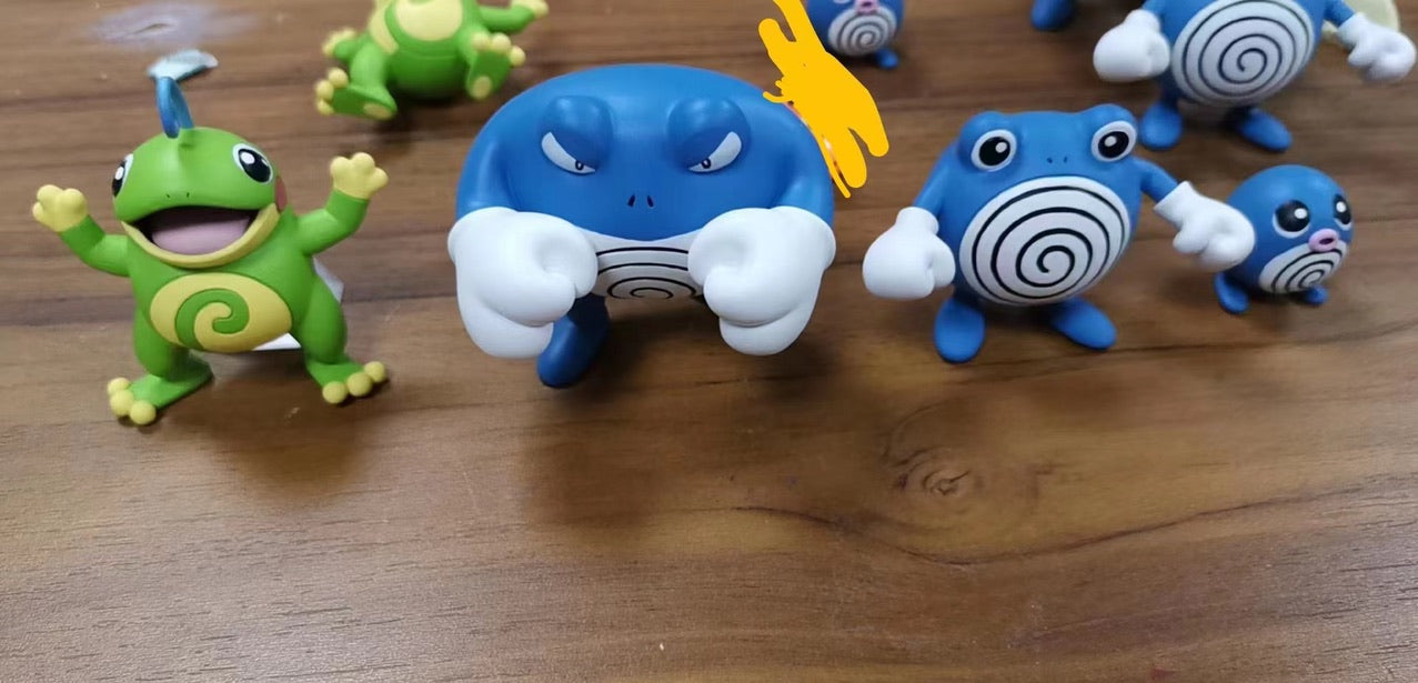 [PREORDER CLOSED] 1/20 Scale World Figure [RX Studio] - Poliwag & Poliwhirl & Poliwrath & Politoed