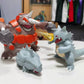 [EN STOCK] Figurine 1/20 Scale World [KING Studio] - Rhinocorne & Rhinoferos & Rhinastoc
