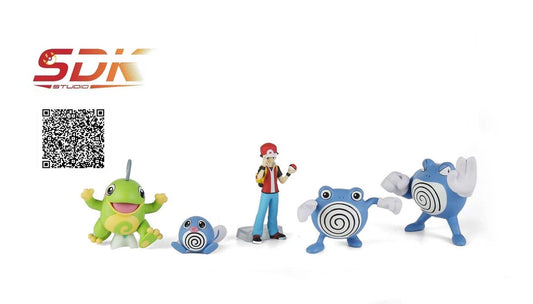 [PREORDER CLOSED] 1/20 Scale World Figure [SDK Studio] - Poliwag & Poliwhirl & Poliwrath & Politoed