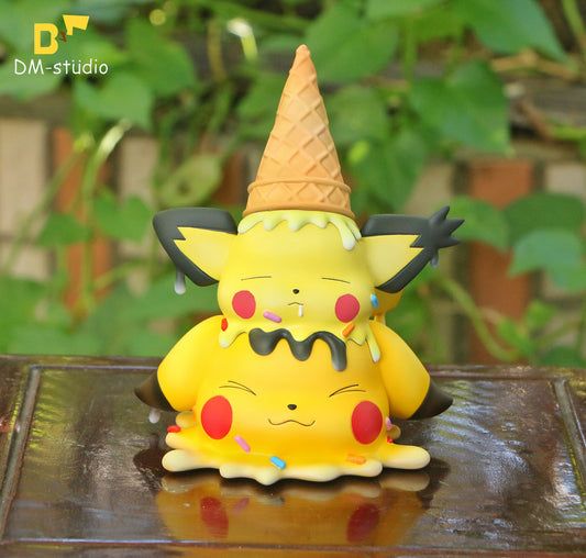 [PREORDER CLOSED] Mini Figure [DM] - Pikachu & Raichu Ice-cream