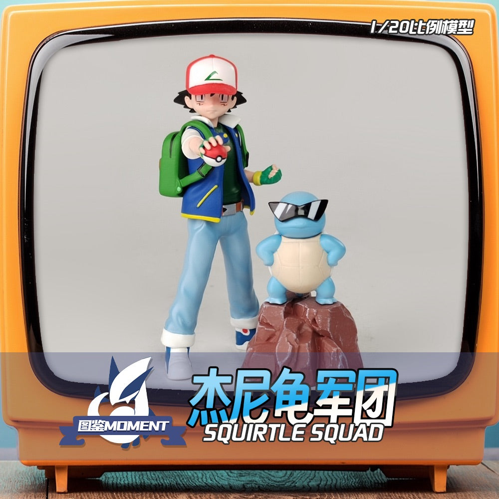 [PREORDER CLOSED] 1/20 Scale World Figure [POKEDEX MOMENT] - Squirtle Squad