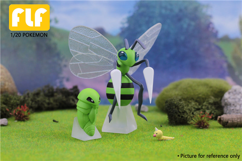 4 フィギュア PREORDER] 1/20 Scale World Figure [FLF] - Weedle & Kakuna