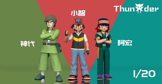 [IN STOCK] 1/20 Scale World Figure [THUNDER] - Ash Ketchum