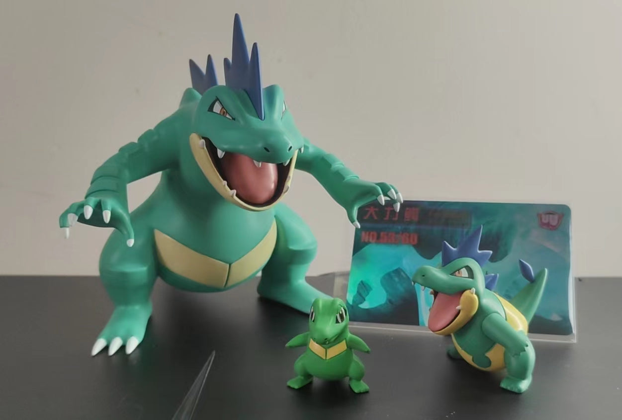 [IN STOCK] 1/20 Scale World Figure [UU] - Totodile & Croconaw & Feraligatr