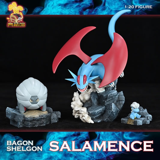 [PREORDER CLOSED] 1/20 Scale World Figure [DCG] - Bagon & Shelgon & Salamence