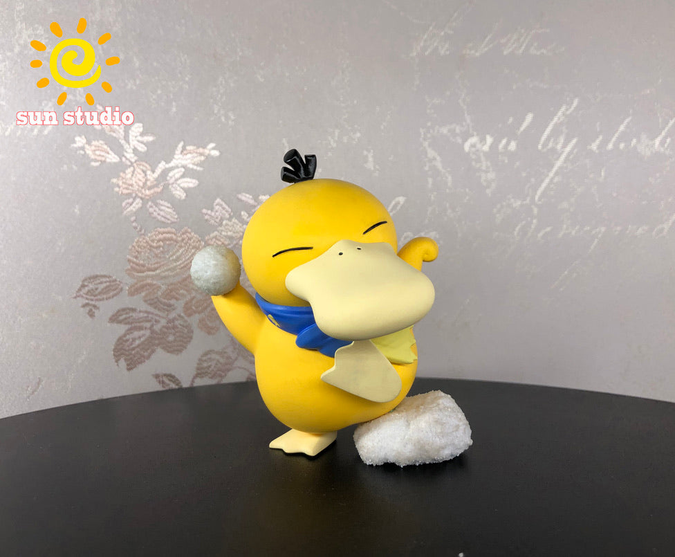 [PREORDER CLOSED] Mini Figure [SUN Studio] - Psyduck Throwing Snowball