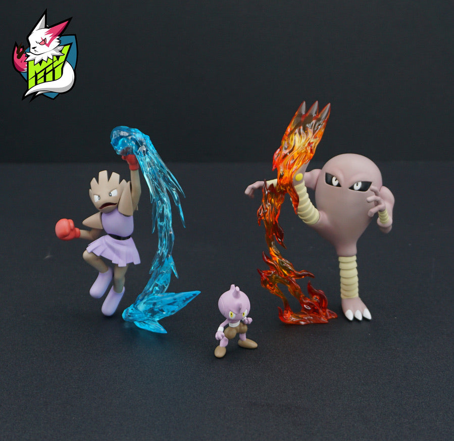 [PREORDER] 1/20 Scale World Figure [MAOYOU] - Hitmonlee & Hitmonchan & Tyrogue