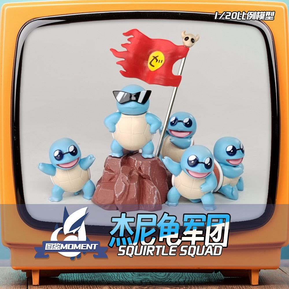 [PREORDER CLOSED] 1/20 Scale World Figure [POKEDEX MOMENT] - Squirtle Squad