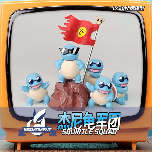 [PREORDER CLOSED] 1/20 Scale World Figure [POKEDEX MOMENT] - Squirtle Squad