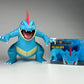 [IN STOCK] 1/20 Scale World Figure [UU] - Totodile & Croconaw & Feraligatr