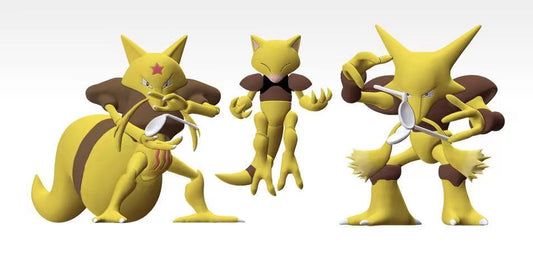 [BALANCE PAYMENT] 1/20 Scale World Figure [KING Studio] - Abra & Kadabra & Alakazam