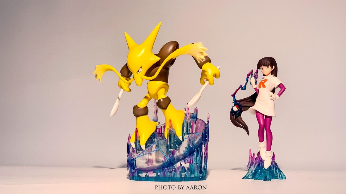 Pokémon Zukan Series Sabrina and Alakazam Resin Statue - Pokedex Studi –  YesGK