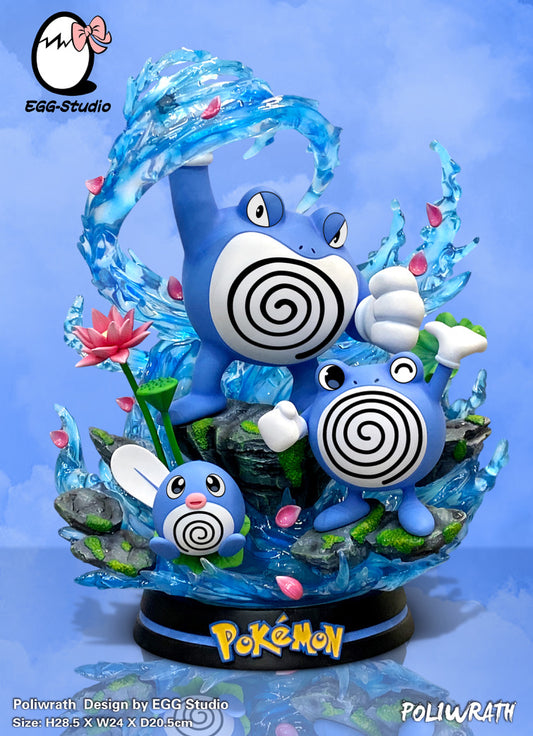 [PREORDER CLOSED] Statue [EGG] - Poliwag & Poliwhirl & Poliwrath