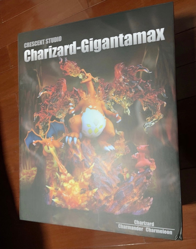 [IN STOCK] Pokémon Resin Statue GK [Crescent Studio] - Charmander & Charmeleon & Charizard & Gigantamax Charizard