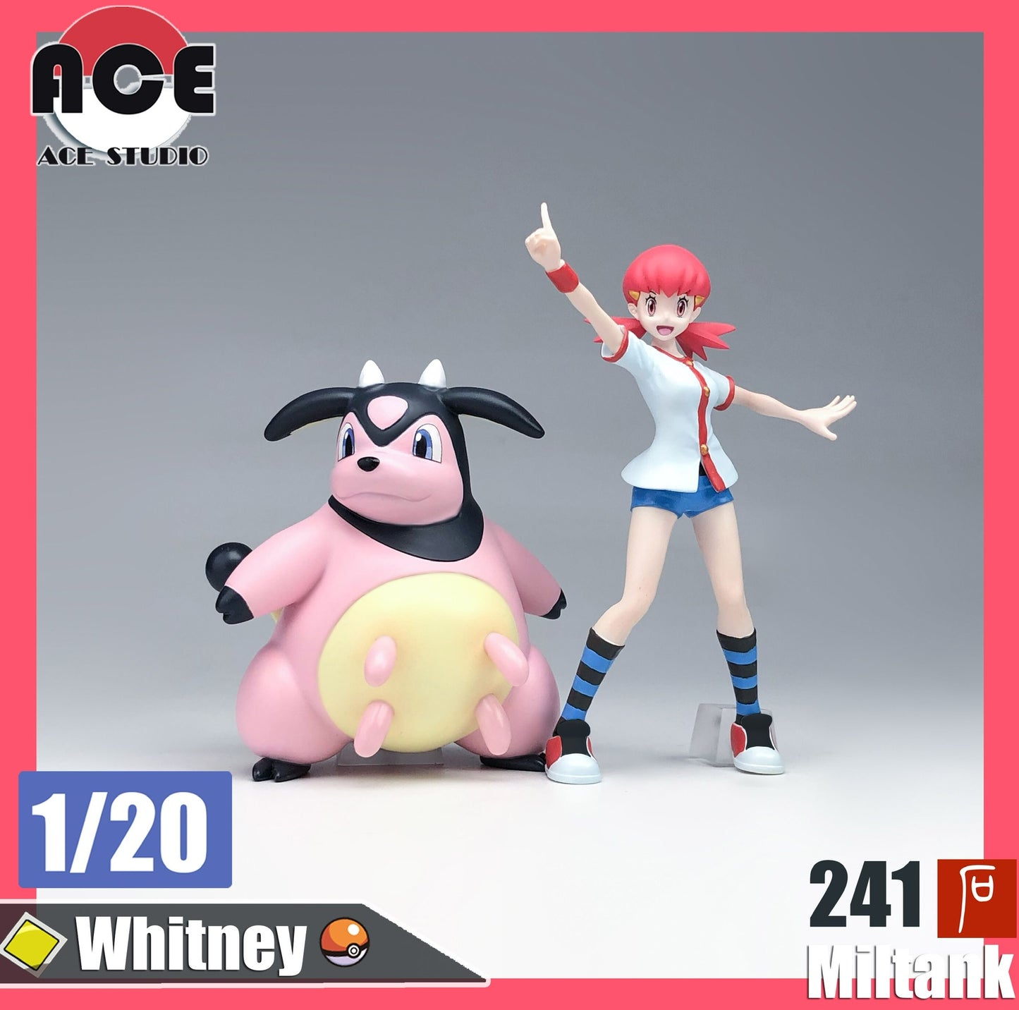 [PREORDER] 1/20 Scale World Figure [ACE] - Whitney & Miltank