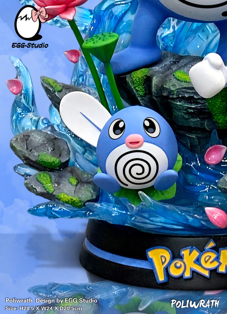 [PREORDER CLOSED] Statue [EGG] - Poliwag & Poliwhirl & Poliwrath