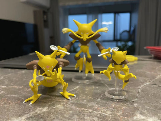 [IN STOCK] 1/20 Scale World Figure [UING] - Abra & Kadabra & Alakazam