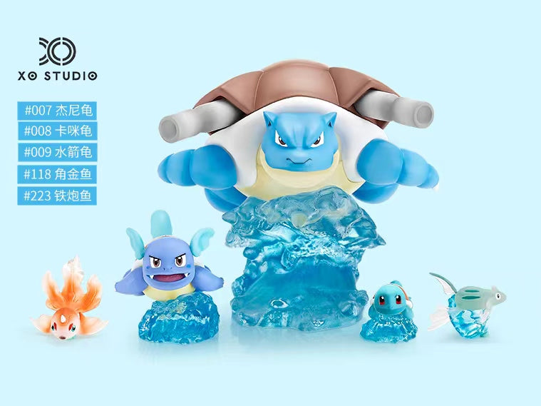 [PREORDER CLOSED] 1/20 Scale World Figure [XO] - Squirtle & Wartortle & Blastoise