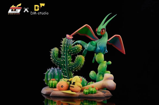 [PREORDER CLOSED] Statue [DM x STONE FISH] - "Come across in the desert" Pikachu & Trapinch & Flygon