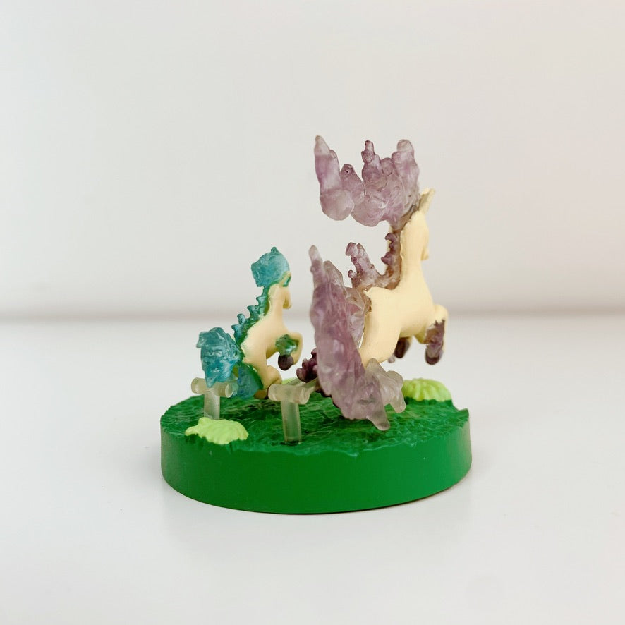 Figurine 1/40 Scale Real Zukan [KING Studio] - Ponyta & Galopa Shiny