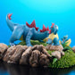 [REMAINING BALANCE] 1/20 Scale World Figure [STPT] - Totodile & Croconaw & Feraligatr & Barboach & Whiscash & Buizel & Floatzel