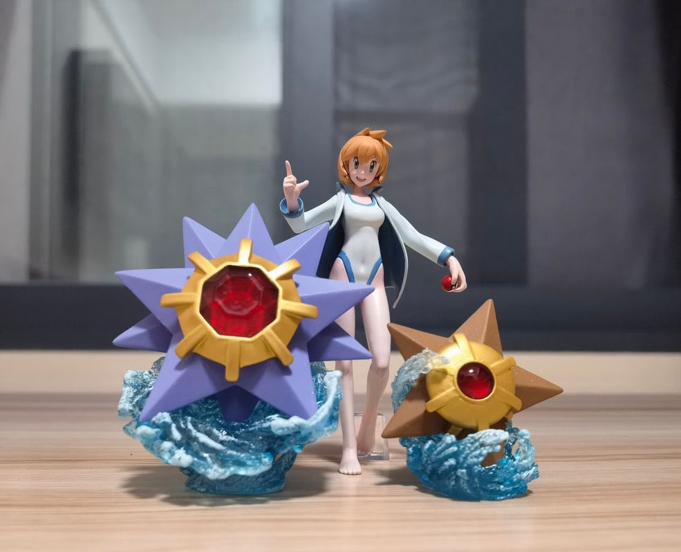 ミスティとゴルダック フィギュア 1/20スケール