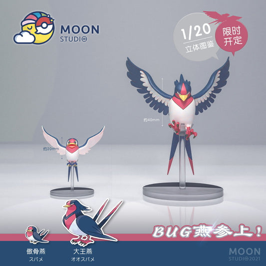[BALANCE PAYMENT] 1/20 Scale World Figure [MOON Studio] - Taillow & Swellow