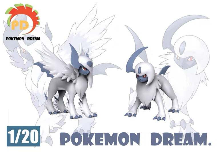 [IN STOCK] 1/20 Scale World Figure [PD] - Absol & Mega Absol