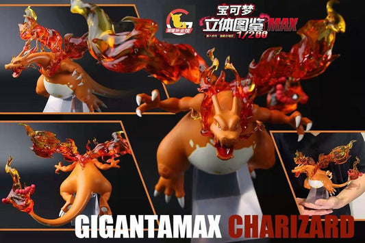 [PAIEMENT RESTANT] Figurine 1/200 Echelle - Dracaufeu Dynamaxé
