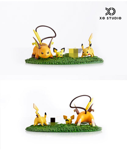 [PREORDER CLOSED] 1/20 Scale World Figure [XO Studio] - Pikachu & Raichu & Pichu