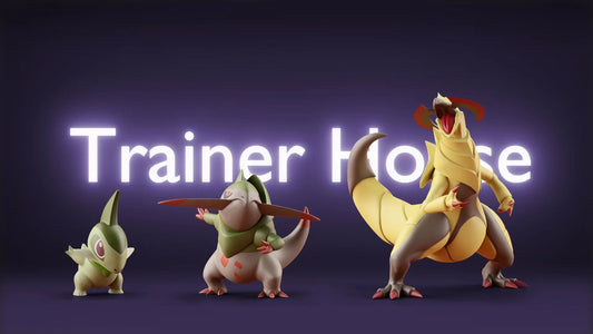 [PREORDER CLOSED] 1/20 Scale World Figure [Trainer House] - Axew & Fraxure & Haxorus