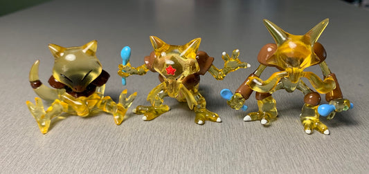 Figurine Translucide - Abra & Kadabra & Alakazam