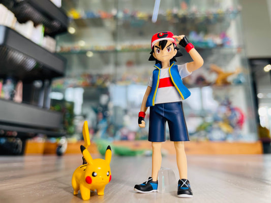 [IN STOCK] 1/20 Scale World Figure [HH] - Ash Ketchum & Pikachu