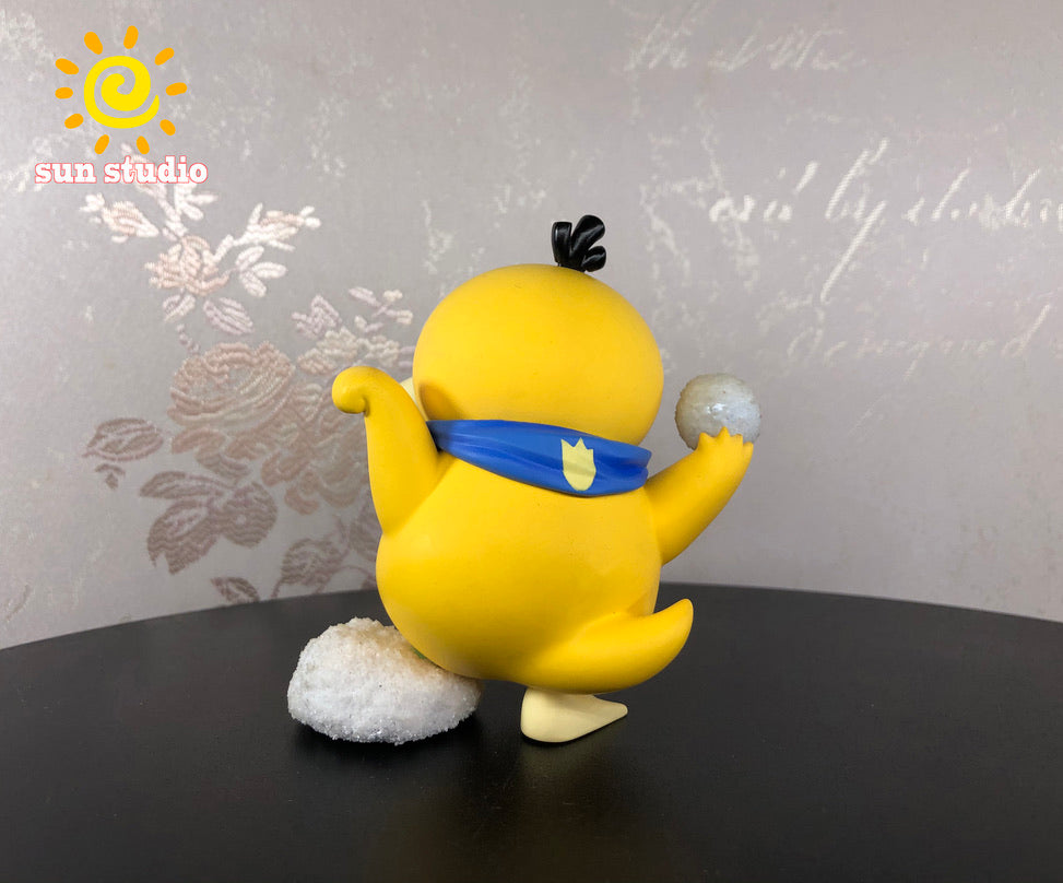 [PREORDER CLOSED] Mini Figure [SUN Studio] - Psyduck Throwing Snowball