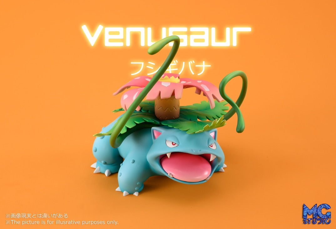 GK Pokemon Venusaur, top Ivysaur, Bulbasaur Scale Anime Figure 22 CM Painted Statue