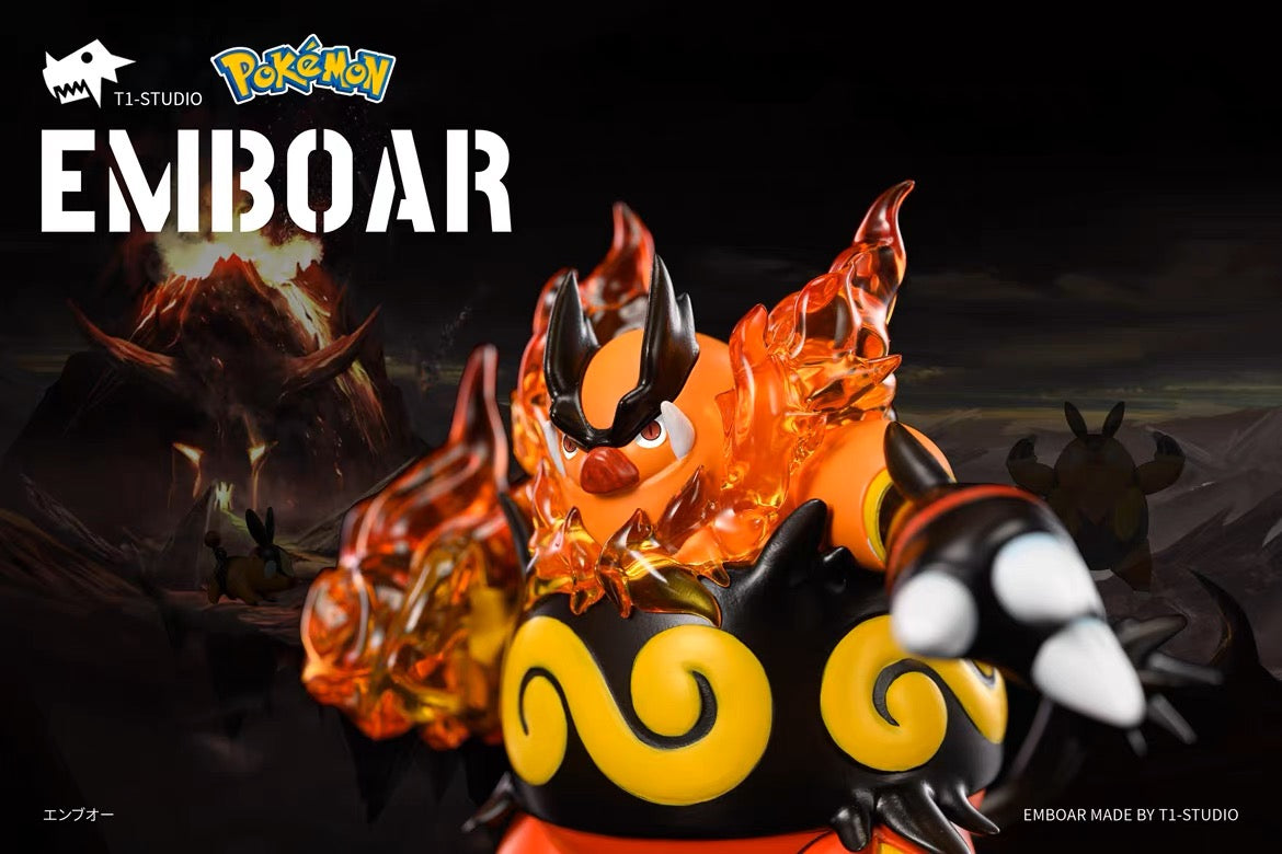 [PREORDER CLOSED] 1/20 Scale World Figure [T1] - Tepig & Pignite & Emboar