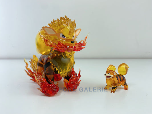[IN STOCK] 1/20 Scale World Clear Figure [KING Studio] - Clear Growlithe & Arcanine