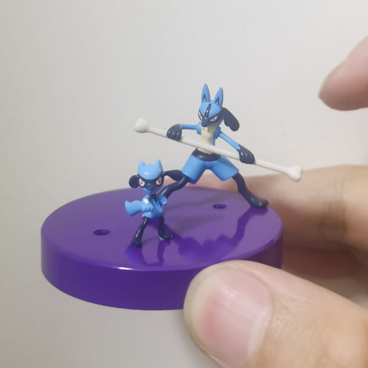 [PAIEMENT RESTANT] Figurine Zukan 1/40 Scale Real [ZX Studio] - Riolu & Lucario