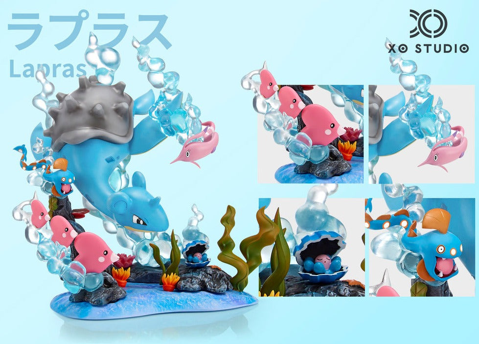 [PREORDER CLOSED] 1/20 Scale World Figure [XO] - Lapras & Clamperl & Huntail & Gorebyss & Luvdisc