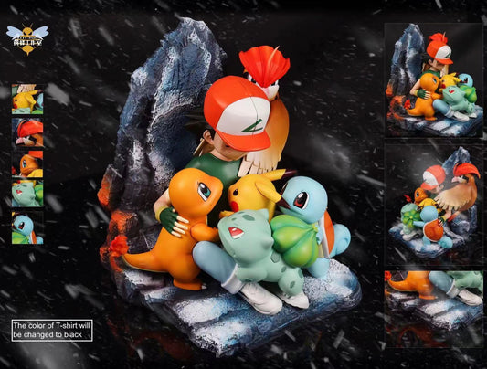 [PREORDER CLOSED] Statue [WASP] - Ash Ketchum & Charmander & Pikachu & Bulbasaur & Squirtle & Pidgeotto