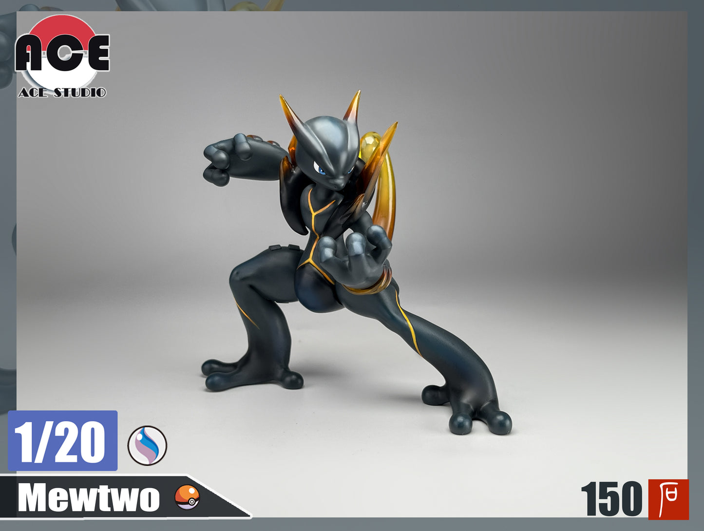 [BALANCE PAYMENT] 1/20 Scale World Figure [ACE Studio] - Dark Mega Mewtwo X